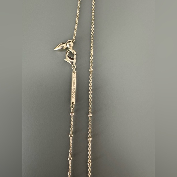 Kendra Scott Jolie Pendant Necklace in Gold, Dichroic Glass - Picture 4 of 6